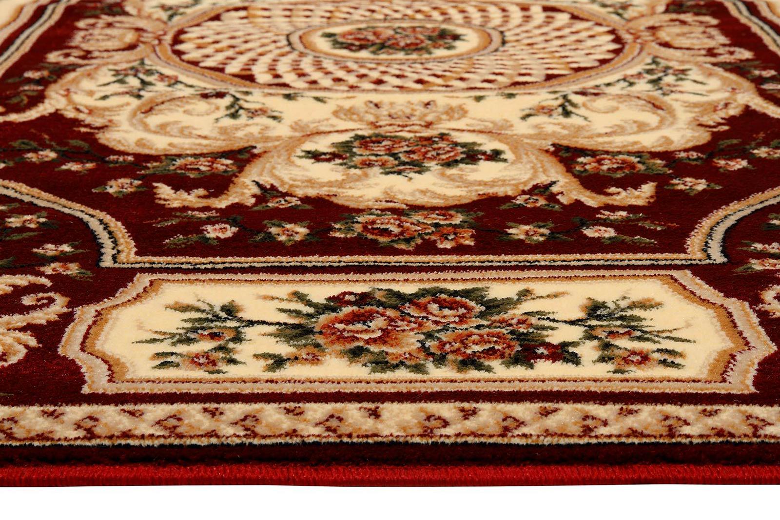Килим фризе з невисоким ворсом Florea red червоний 531/110