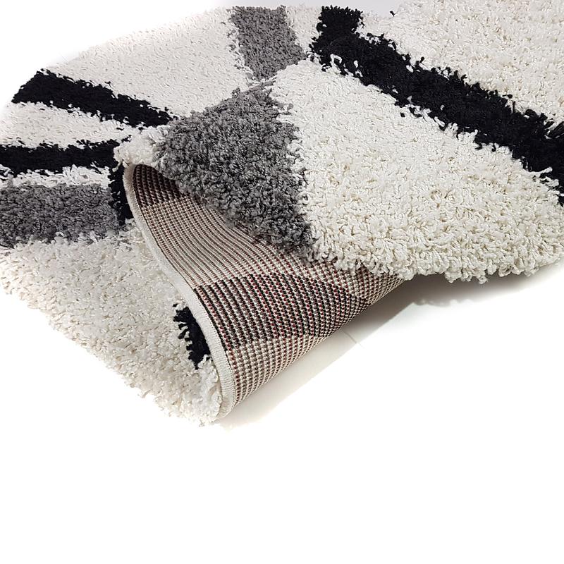 Пухнастий килим Plumis Lux WHITE 7368В
