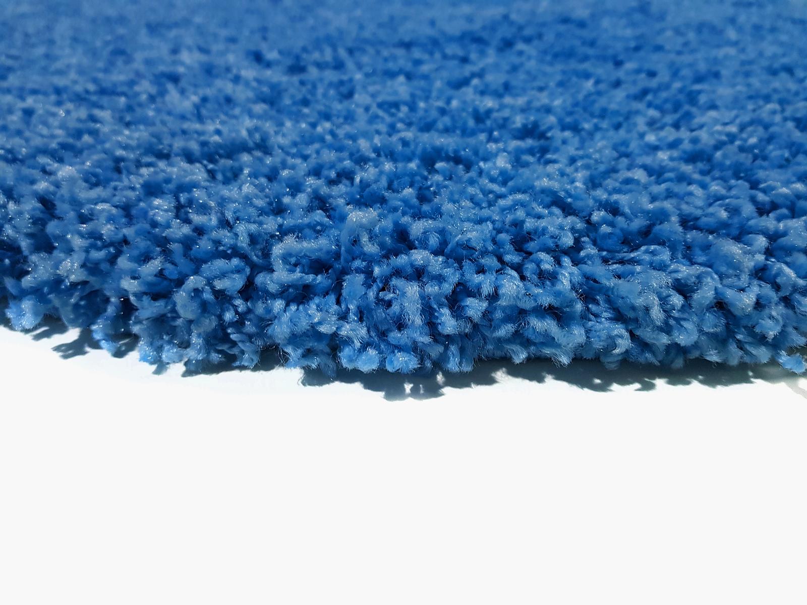 Пухнастий килим Plumis Lux BLUE 6365A