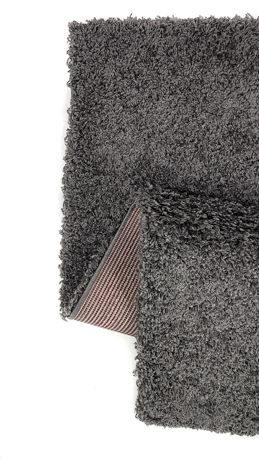 Пухнастий килим Plumis Lux Gray 6365A