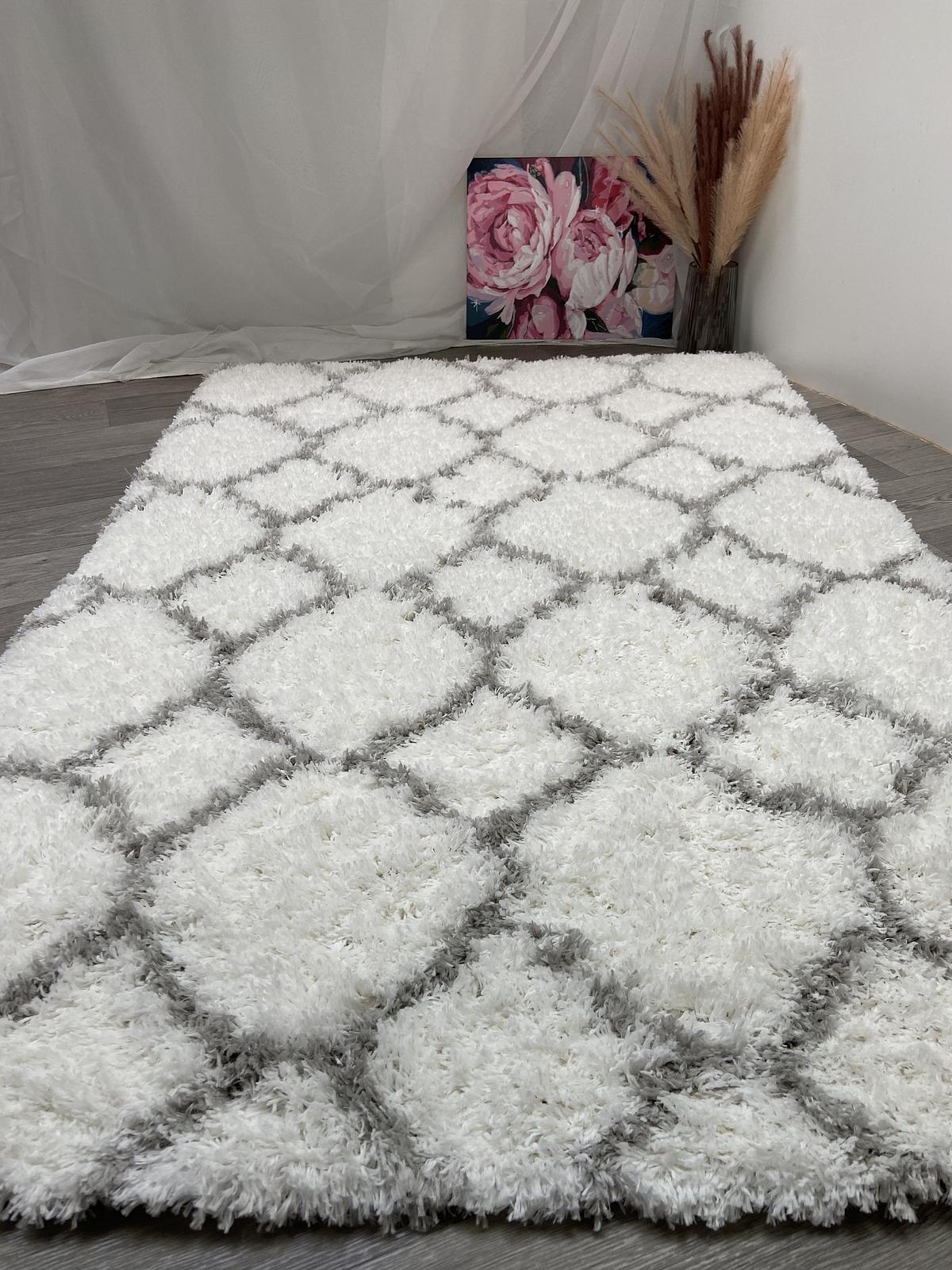 Пухнастий килим Quietis Cream P543A