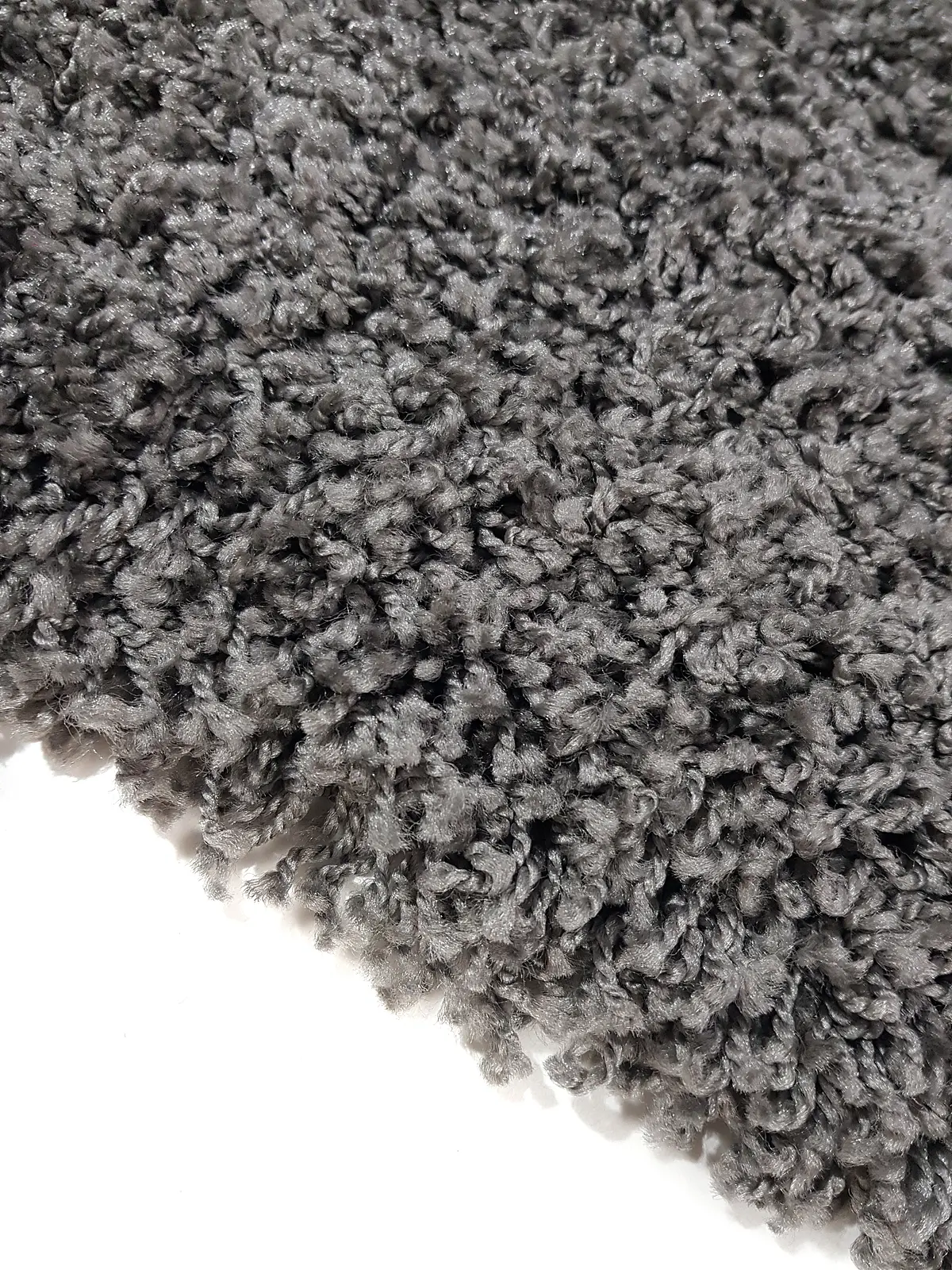 Пухнастий килим Plumis Lux Gray 7368A