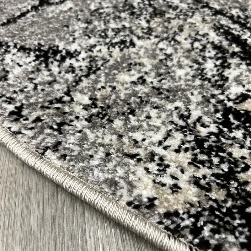 Килим фризе з невисоким ворсом Lumis Gray/Beige 02624B
