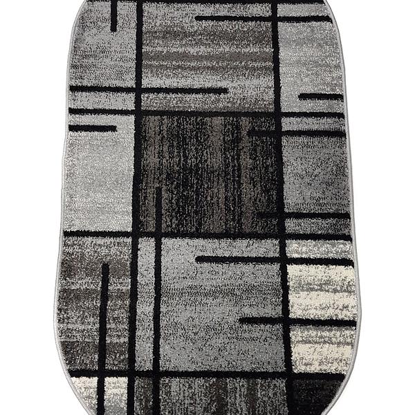 Килим фризе з невисоким ворсом Macio Gray 02239A