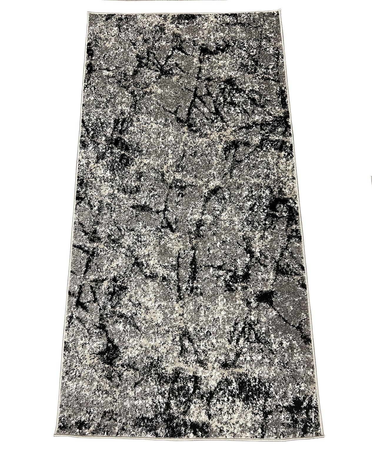 Килим фризе з невисоким ворсом Lumis Gray/Beige 02624B