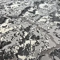 Килим з комбінованим ворсом и термоусадкой Glacia Gray 08148A