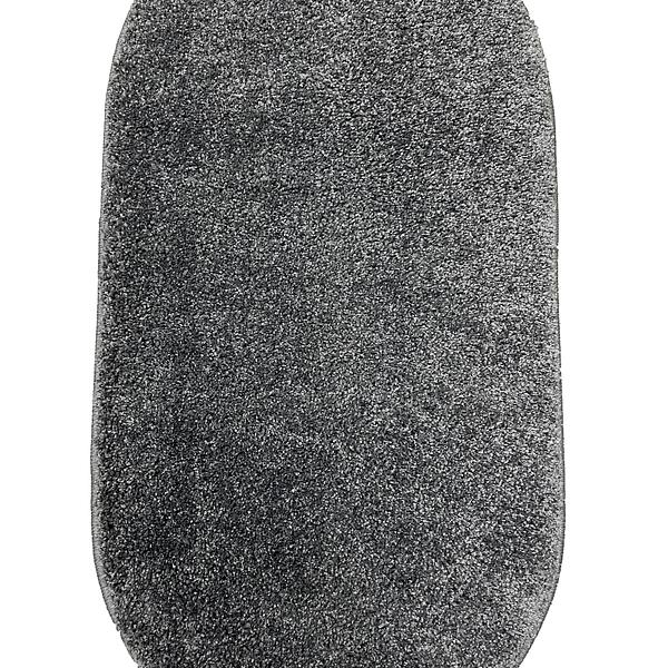 Пухнастий килим Plumeria dark gray 12500/60