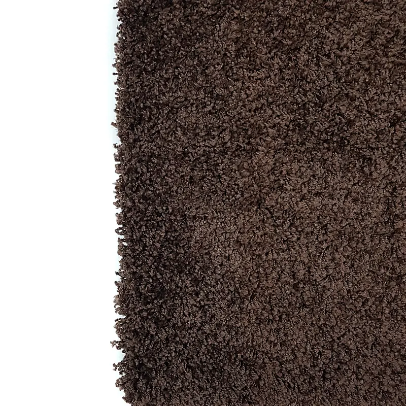 Пухнастий килим Plumis Lux DARK BROWN 6365A