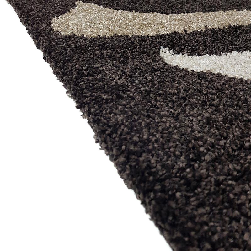 Ворсистий килимок Plush Loop DARK BROWN 8254A