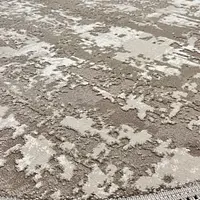 Килим з комбінованим ворсом и термоусадкой Glacia BEIGE 03935A