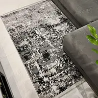 Килим з комбінованим ворсом и термоусадкой Glacia Gray 03935A