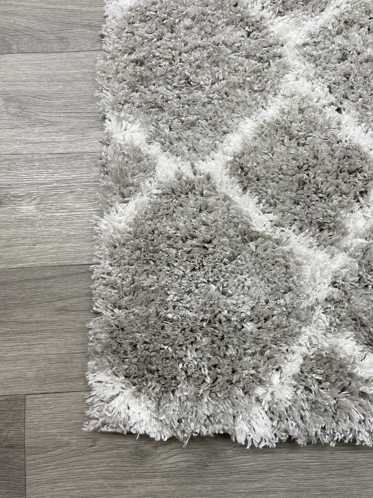 Пухнастий килим Quietis Gray P543A