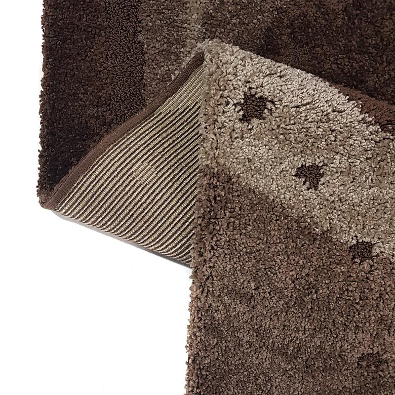 Пухнастий килим Vortax Plush Loop DARK BROWN 7641A