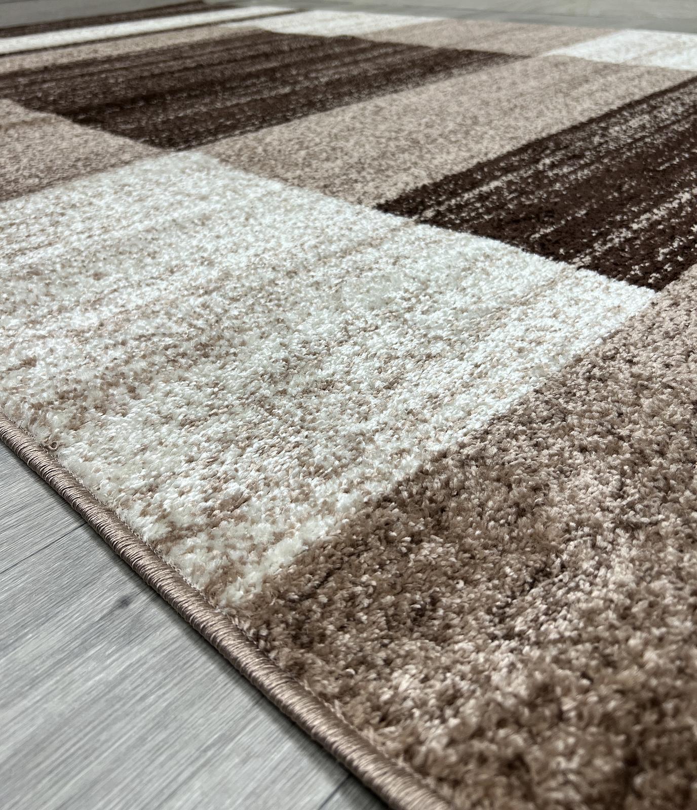 Килим фризе з невисоким ворсом Macio Beige 08551A