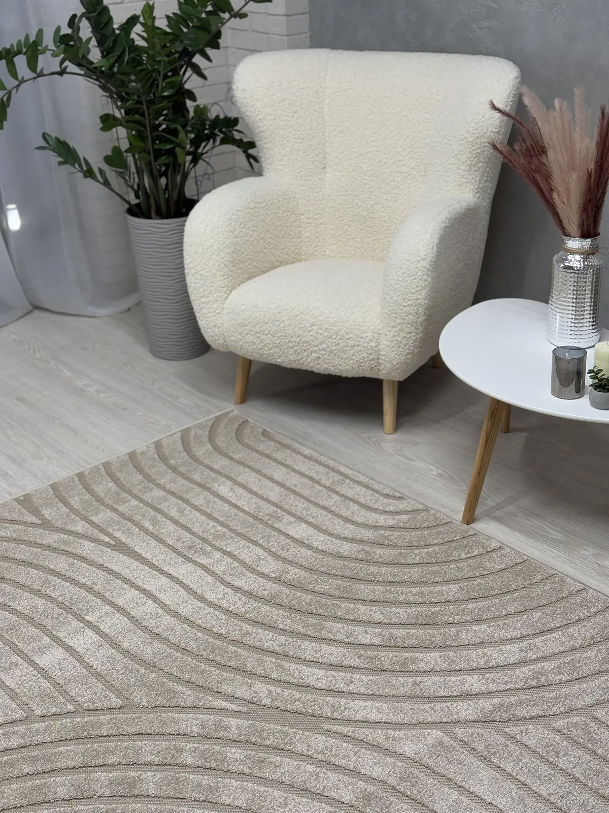 Килим у скандинавському стиле Filira Nord Бежевий 38025/202 BEIGE