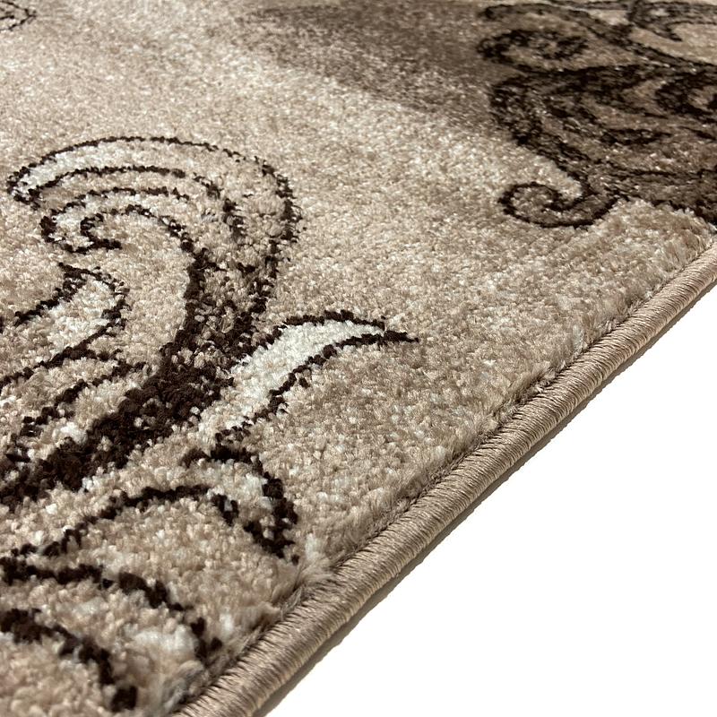 Килим фризе з невисоким ворсом Macio Beige 02584A