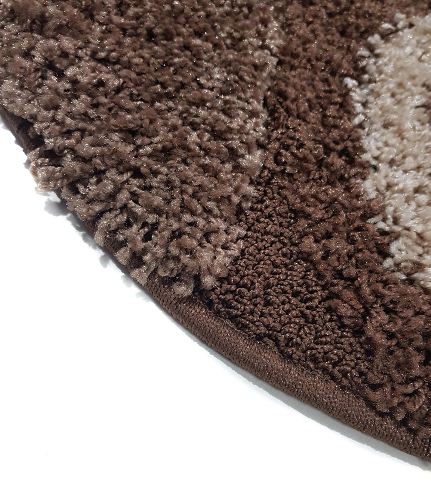 Пухнастий килим Vortax Plush Loop DARK BROWN 7641A
