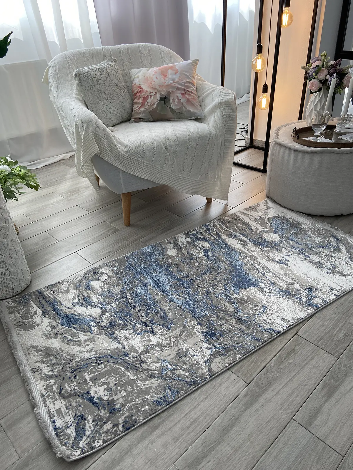 Бамбуковий килим Heritex Heritage Blue B176Е