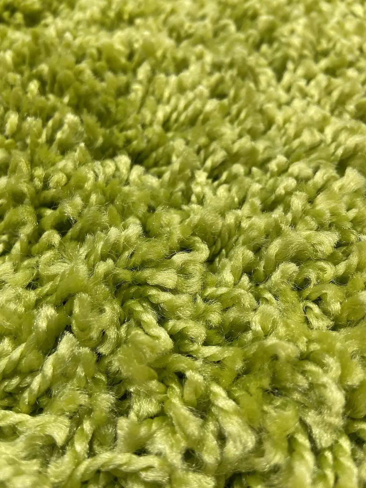 Пухнастий килим Plumis Lux LIGHT GREEN 6365A