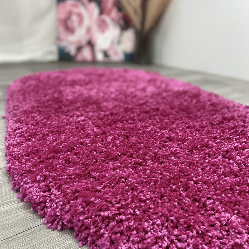 Пухнастий килим Plumis Lux PINK 6365A