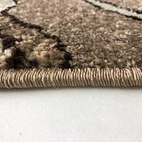 Килим фризе з невисоким ворсом Macio бежевий Beige 02793A
