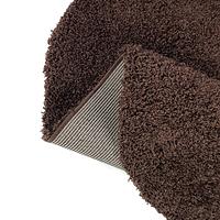 Пухнастий килим Plumis Lux DARK BROWN 6365A