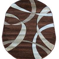 Килим з художньою стрижкою Curlex Brown 2632A