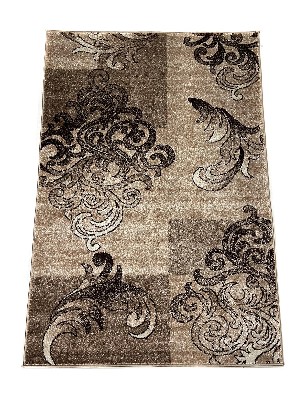 Килим фризе з невисоким ворсом Macio Beige 02584A