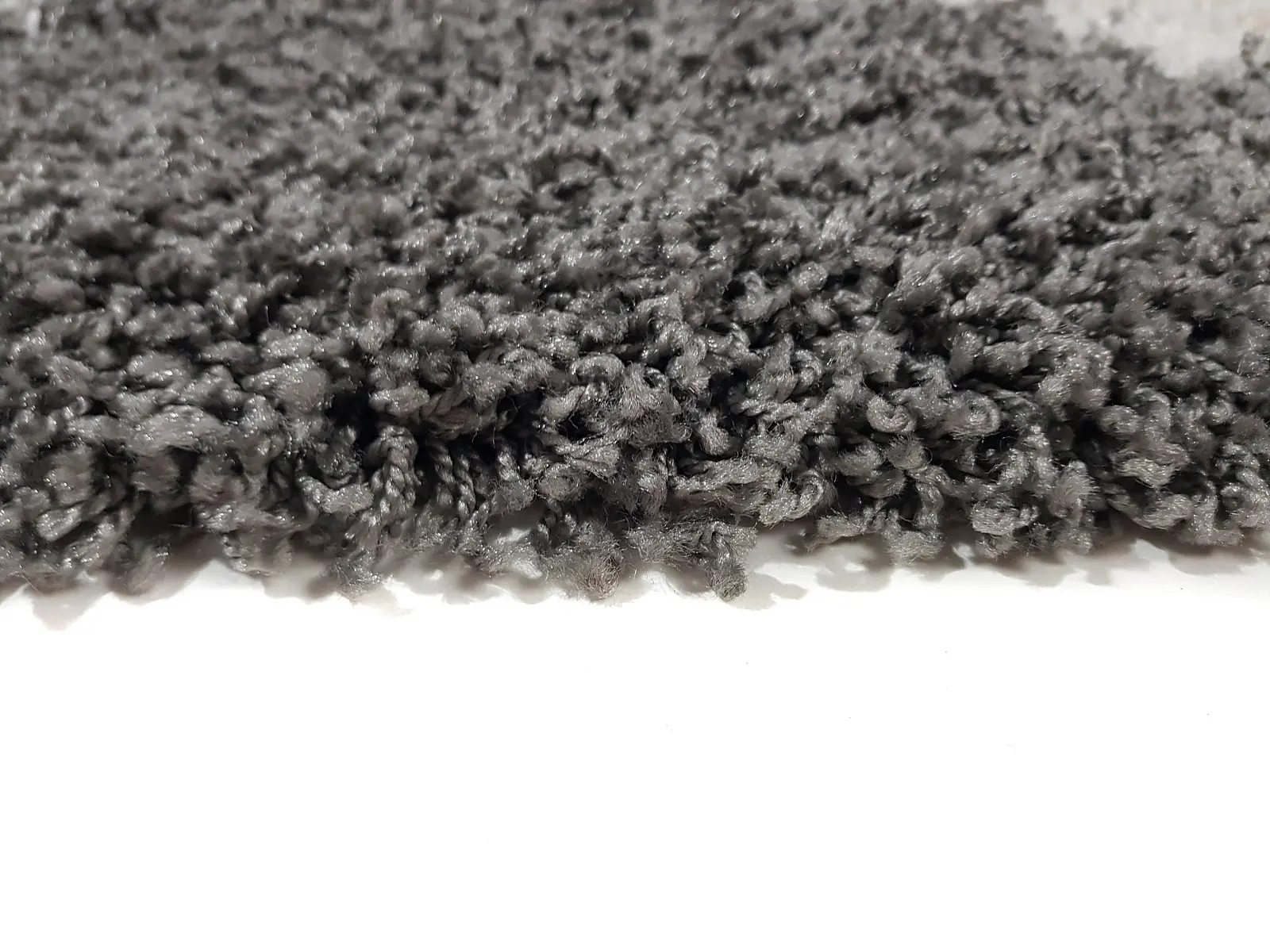 Пухнастий килим Plumis Lux Gray 7368A