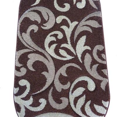 Килим з художньою стрижкою Curlex BROWN 4397A