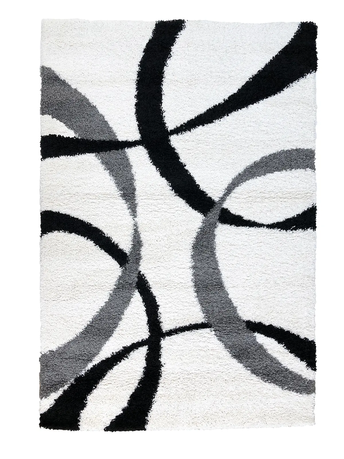 Пухнастий килим Plumis Lux WHITE 7368В