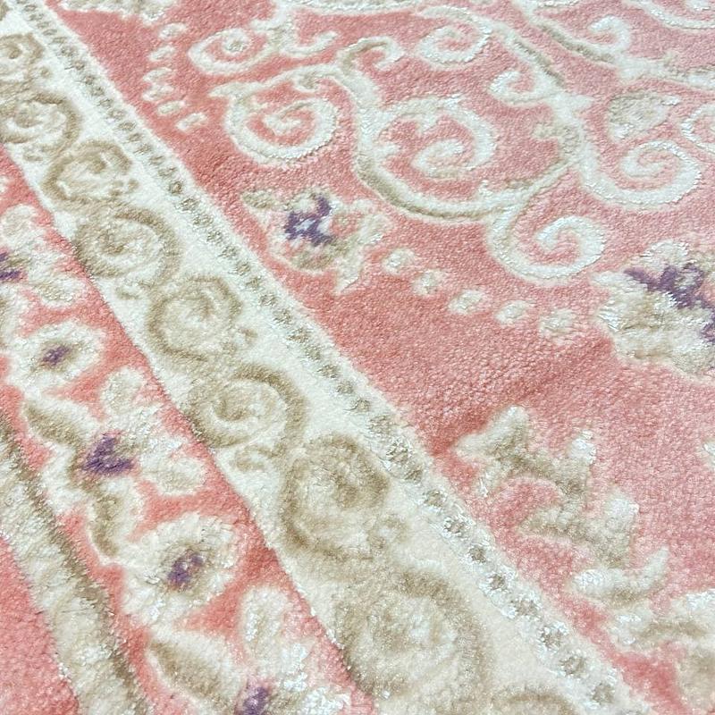 Класичний килим Flora PINK / PINK P658B