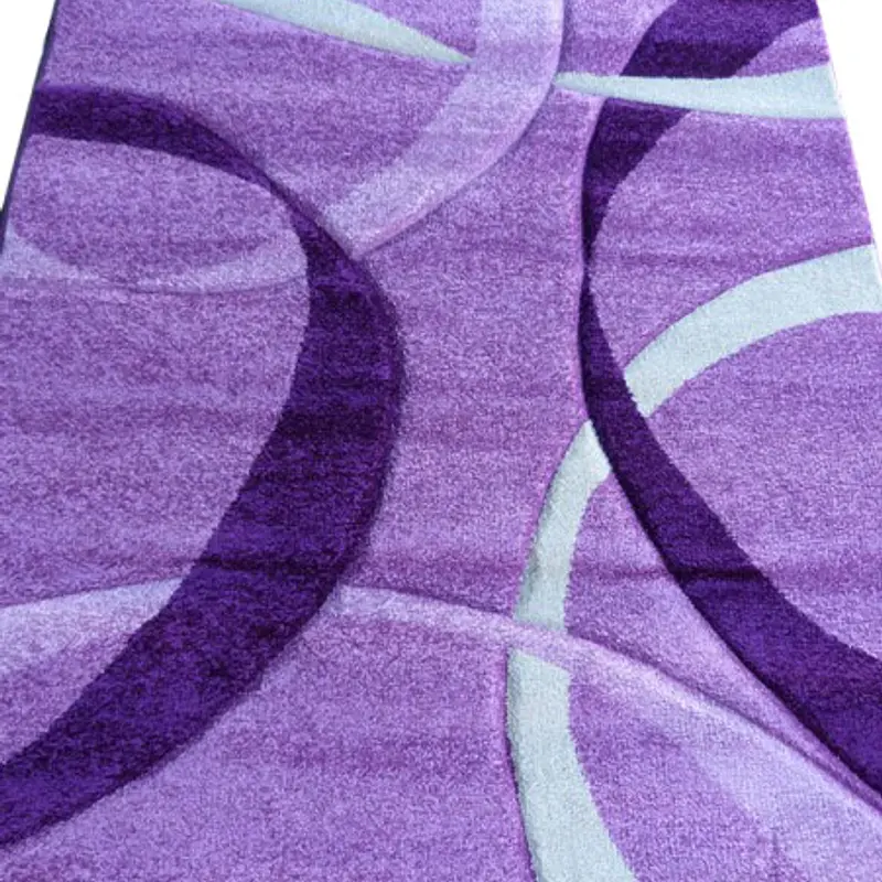 Килим з художньою стрижкою Curlex Violet 2632A
