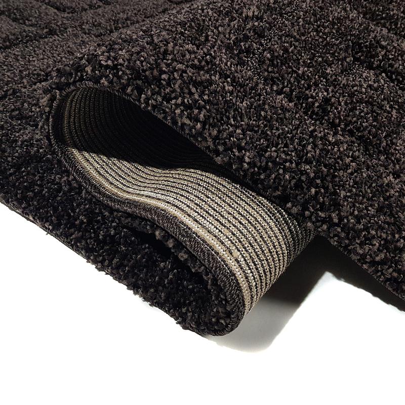 Ворсистий килимок Plush Loop DARK BROWN A361C