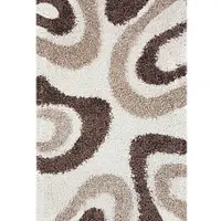 Пухнастий килим Plumis Lux cream 6352A