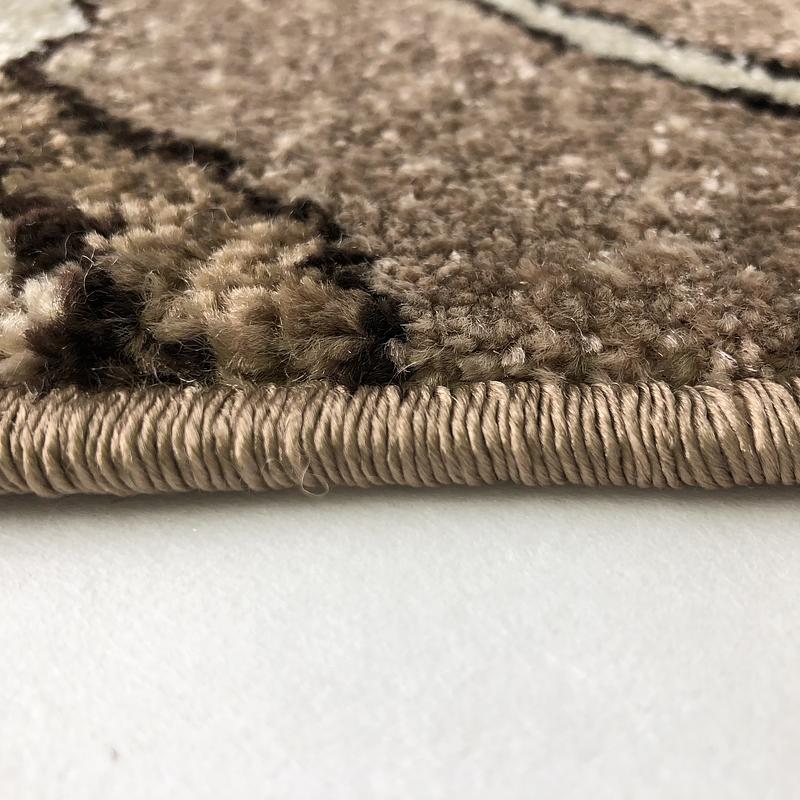 Килим фризе з невисоким ворсом Macio бежевий Beige 02793A