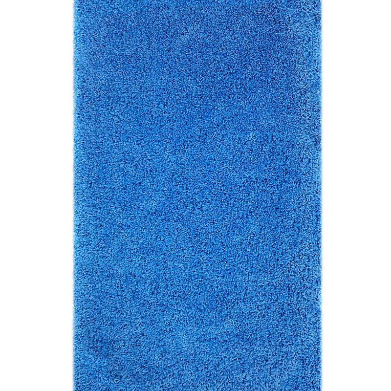 Пухнастий килим Plumis Lux BLUE 6365A