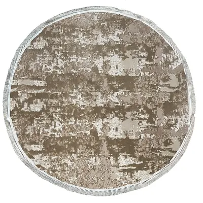 Килим з комбінованим ворсом и термоусадкой Glacia BEIGE 03935A