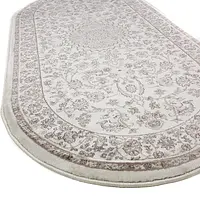 Класичний килим з поліестеру Argentum WHITE 4260D