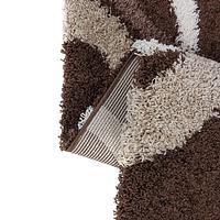 Пухнастий килим Plumis Lux DARK BROWN 7368A