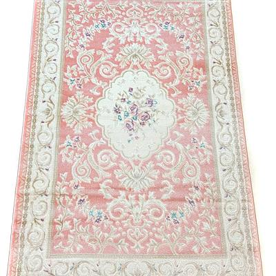 Класичний килим Flora PINK / PINK P659B