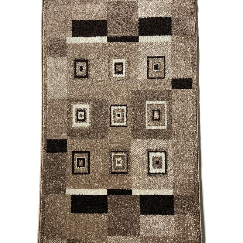 Килим фризе з невисоким ворсом Macio бежевий Beige 02664A