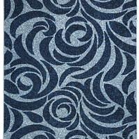 Килим фризе з невисоким ворсом Macio Gray/Blue 02575A