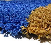 Пухнастий килим Plumis Lux BLUE 7368G