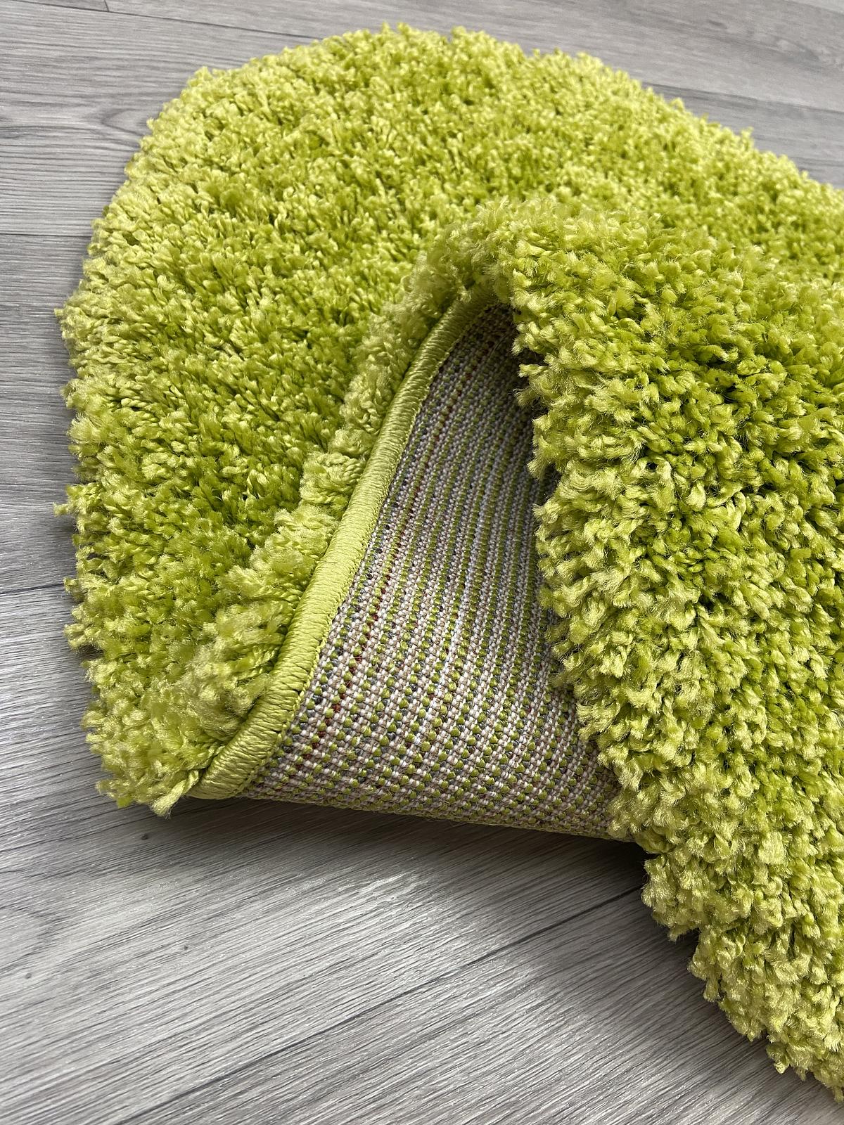Пухнастий килим Plumis Lux LIGHT GREEN 6365A