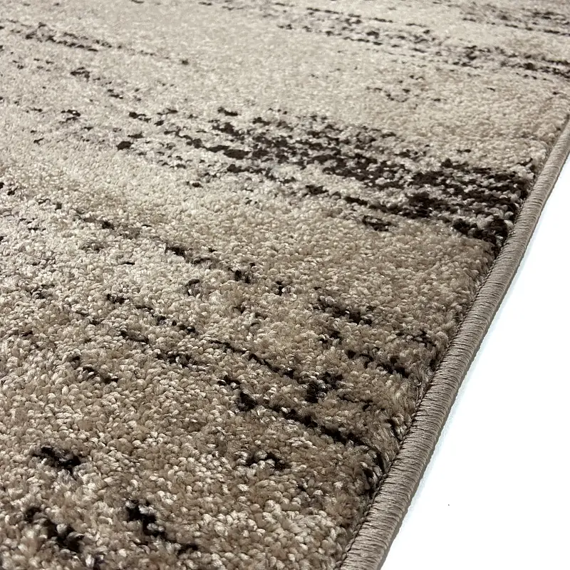 Килим фризе з невисоким ворсом Macio Beige 02576A