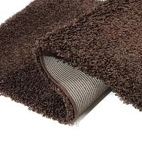Пухнастий килим Plumis Lux DARK BROWN 6365A