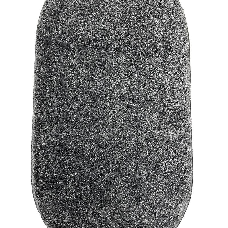 Пухнастий килим Plumeria dark gray 12500/60