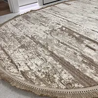 Килим з комбінованим ворсом и термоусадкой Glacia BEIGE 03648A