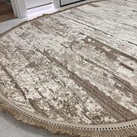 Килим з комбінованим ворсом и термоусадкой Glacia BEIGE 03648A